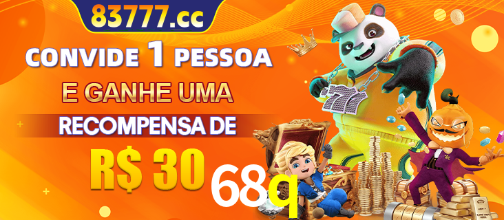 Banner institucional da 68q sobre parceria de marcas e criação de uma marca de excelência, apresentando os mascotes de jogos populares como o Fortune Tiger.