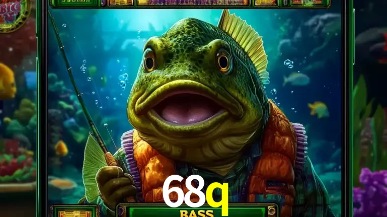 Personagem de peixe pescador do popular jogo de slot com tema de pescaria, uma das emocionantes opções de caça-níqueis para jogar e ganhar no cassino 68q.